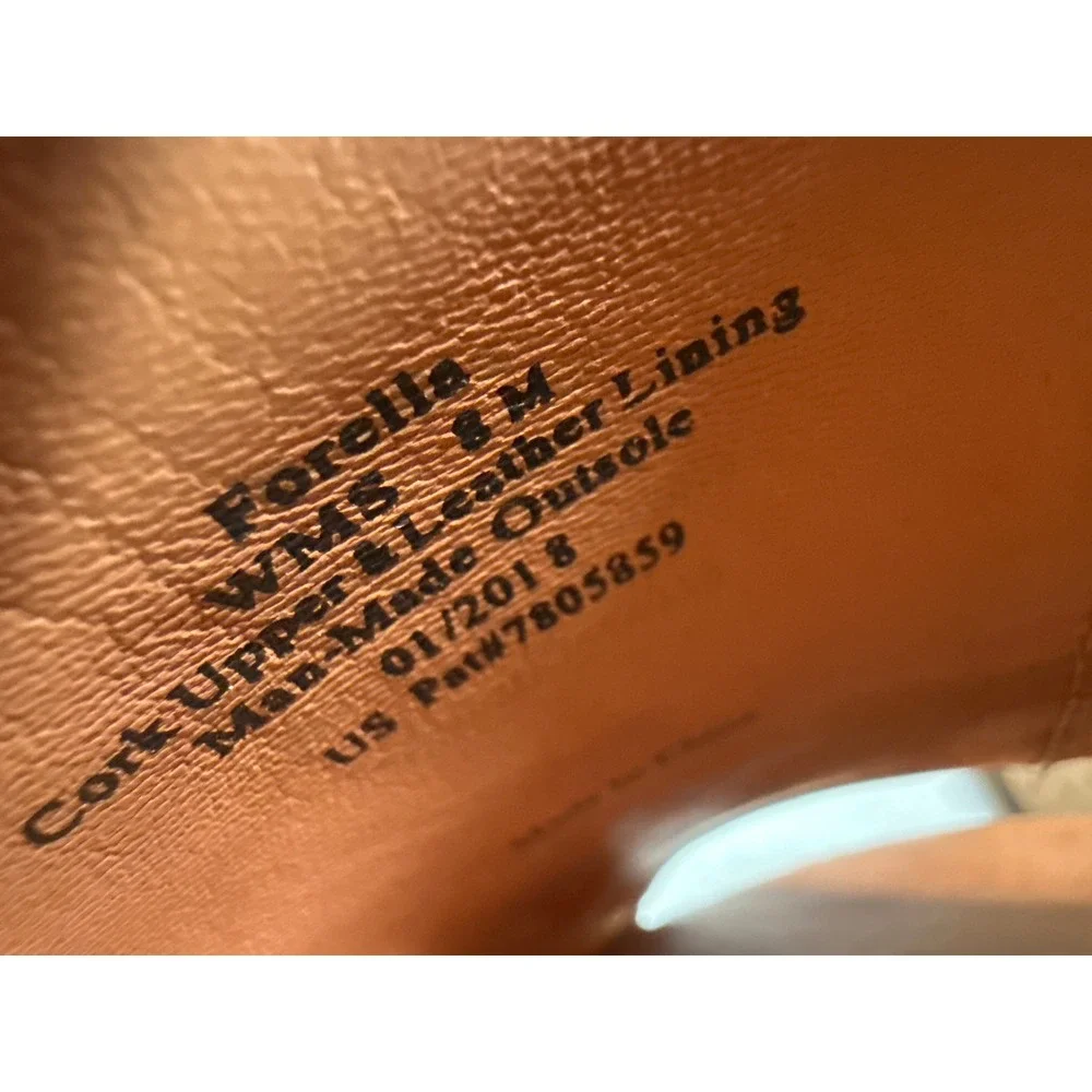 Gentle Souls Kenneth Cole Cork Platform Wedge Sandals Slides Tan Brown Womens 8M